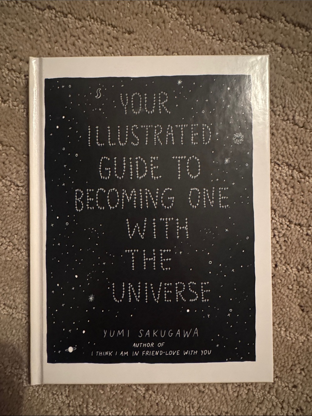 Black Illustrated Book - Universe / Spiritual
